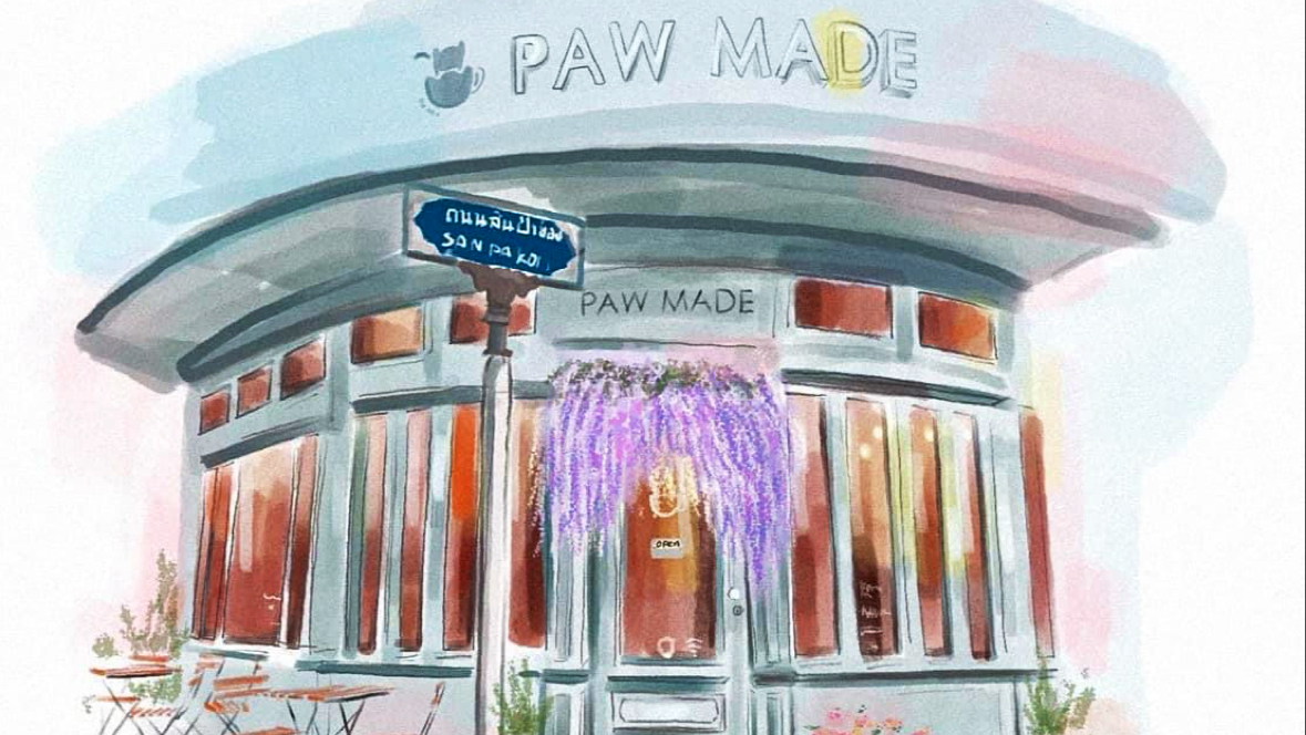 Thong-Urai Cafe & Paw Made Painting - Image 1